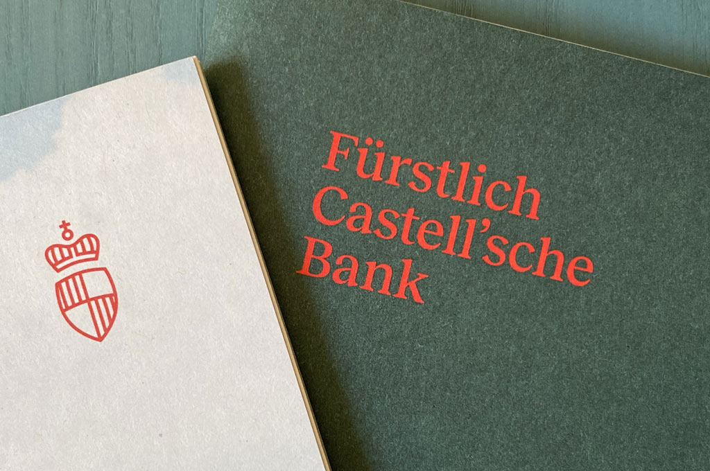 Fürstlich Castell´sche Bank nachhaltiger Geschäftsbericht klimaneutral auf Recyclingpapier