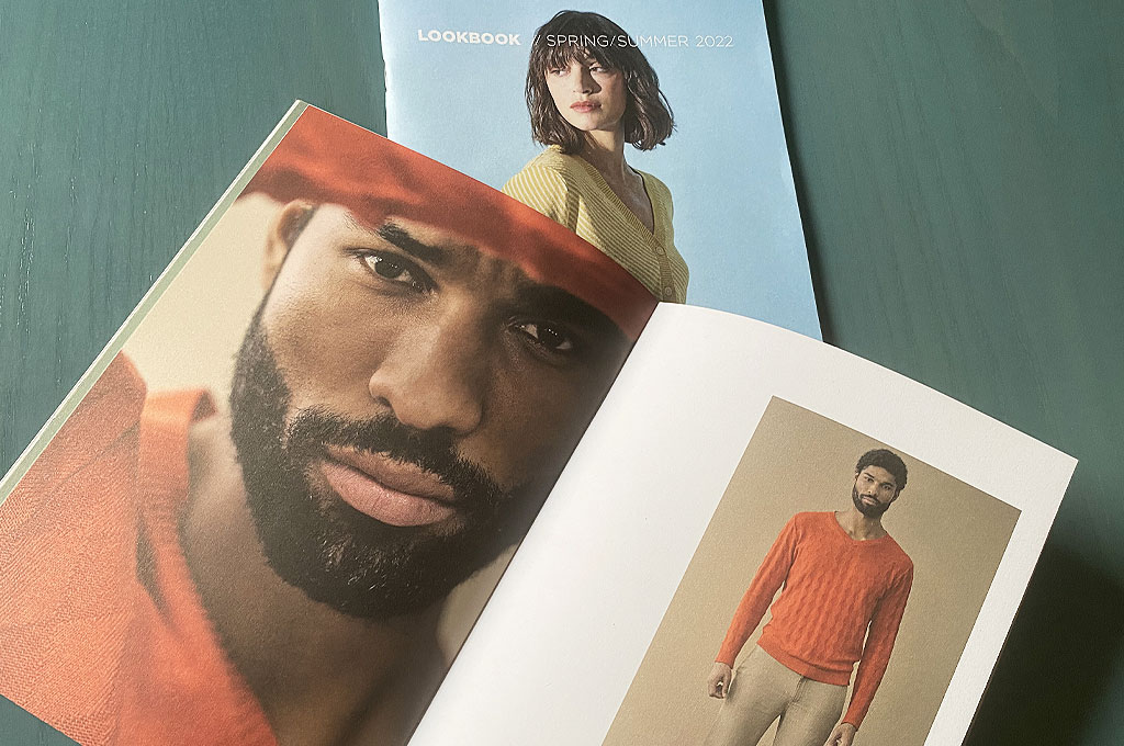 Nachhaltiges Lookbook aus Recyclingpapier - klimaneutral gedruckt